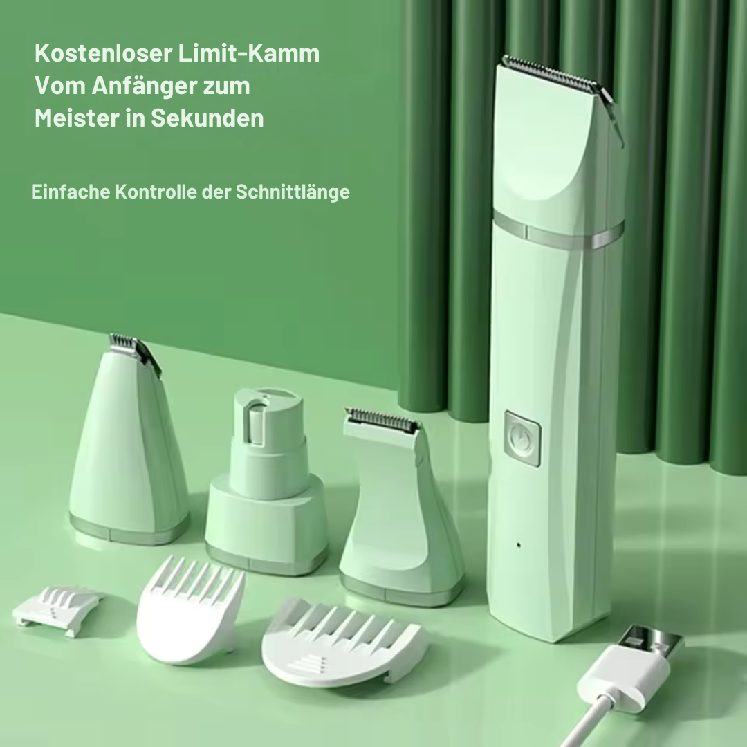 4-in-1 Pet Trimmer waterproof & quiet Bowlift