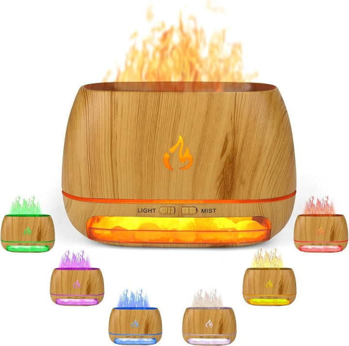 Woyuosn 3-in-1 Himalayan Salt Rock Scent Diffuser Bowlift