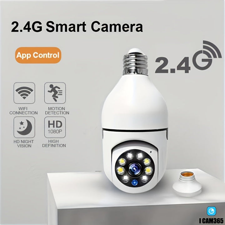 BowLift | Smart Lamp Camera with HD Quality, Night Vision and Two-Way Audio for Enhanced Home Security