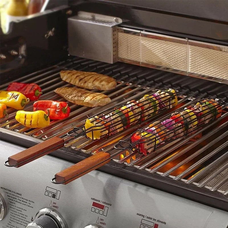 Reusable Kabob Grill Baskets | Bowlift