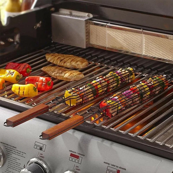 Reusable Kabob Grill Baskets | Bowlift