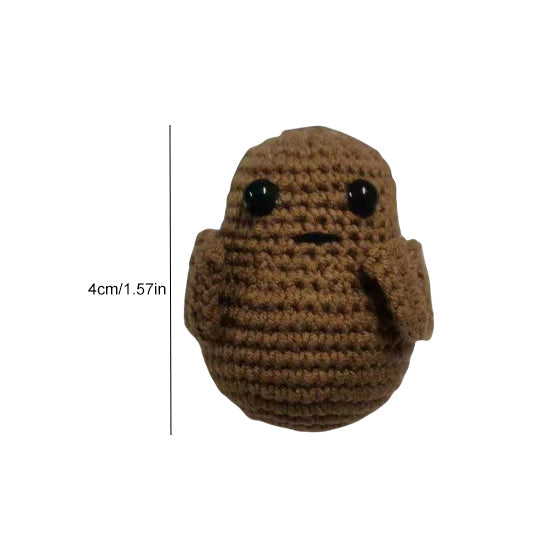 Funny Gift Knitted Positive Potato Bowlift
