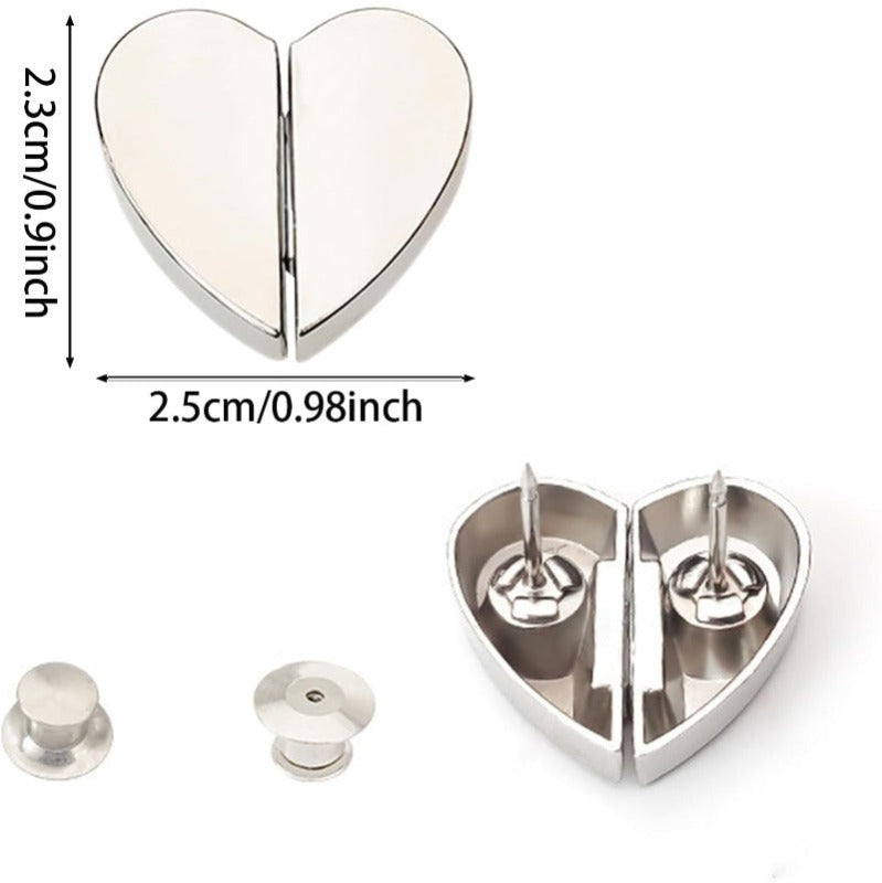 Heart-Shaped Magnetic Curtain Fasteners Bowlift