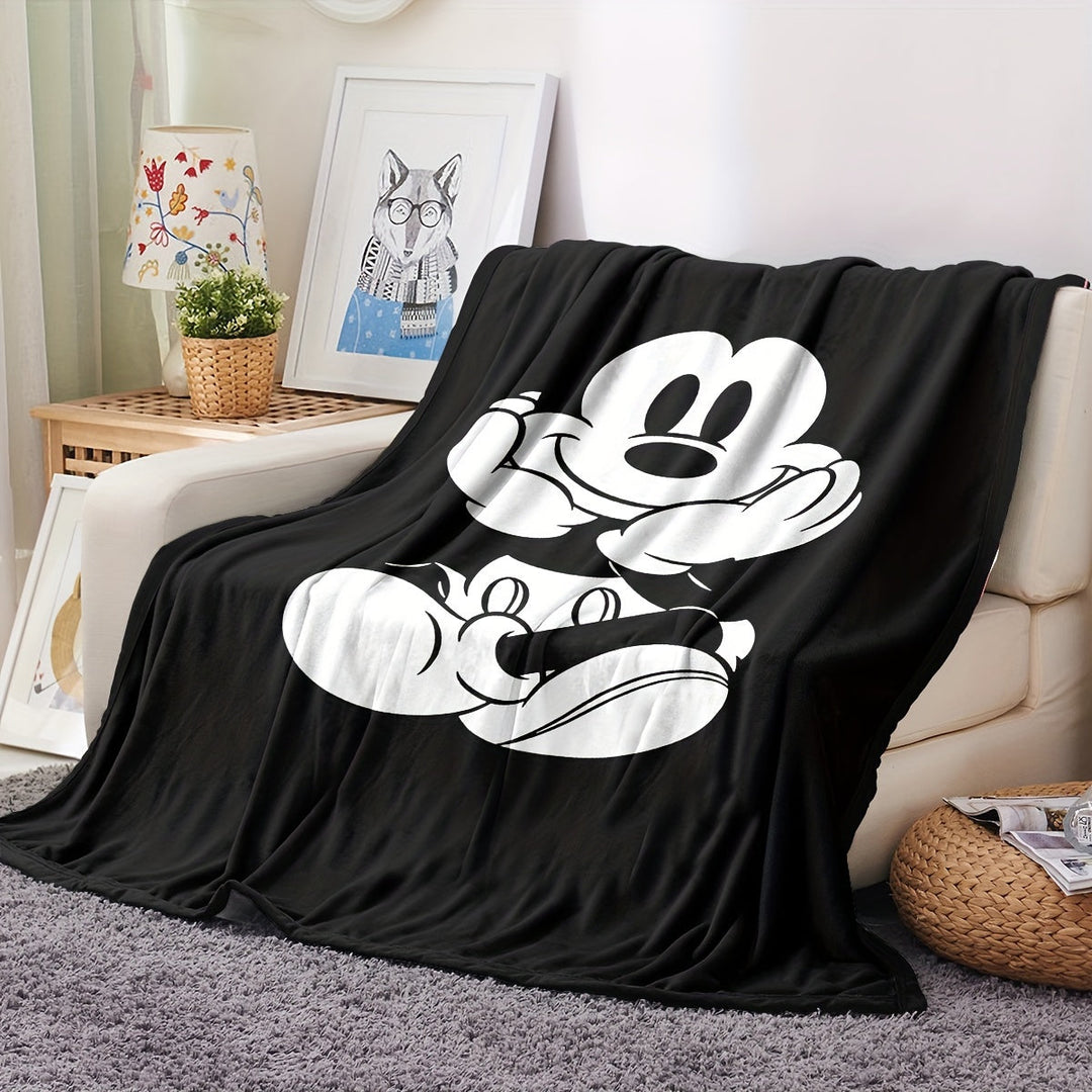 MickeyDream – Playful Fleece Blanket for Comfort Bowlift