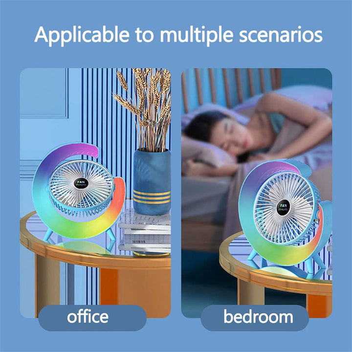 USB-Charging Night Light Mini Fan | Bowlift