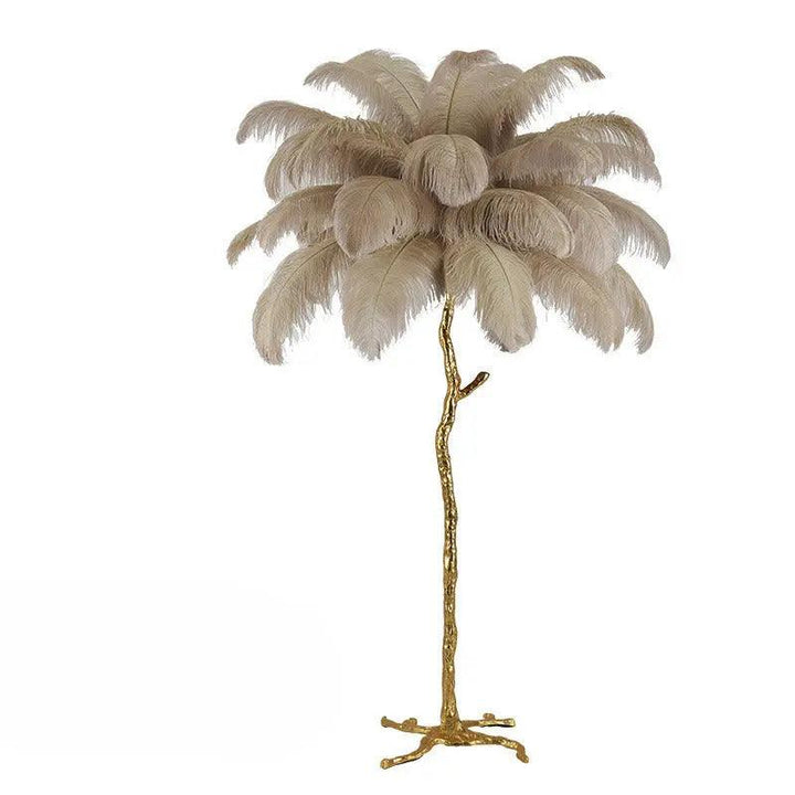 BowLift | LuxeOstral - Nordic Ostrich Feather Floor Lamp