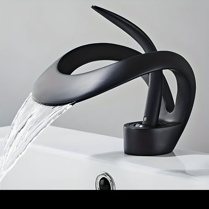 BowLift | AquaGleam – Minimalist Bathroom Basin Tap