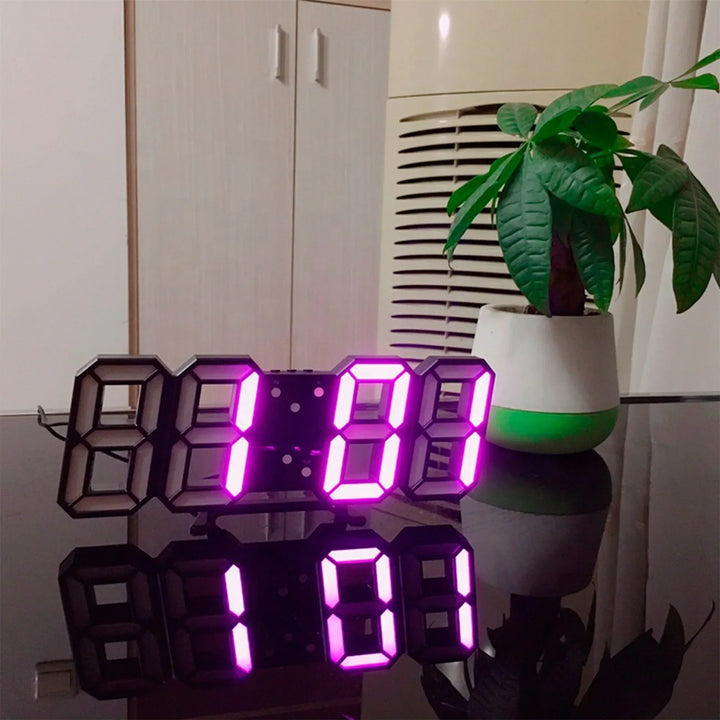 GlowLuxe - Stylish 3D LED Wall Clock | Bowlift