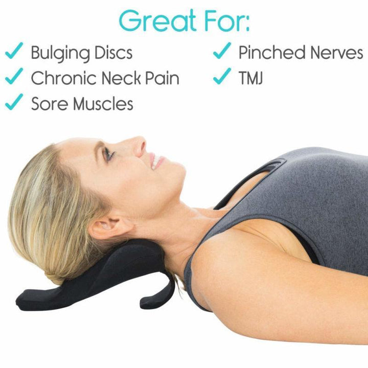 BowLift | Pain relax Traction UK0d and Relaxer back Pillow Relief Shoulder Muscle Neck