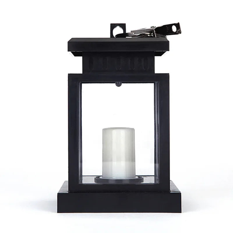 BowLift | Solar Lantern with LED Candle – Hanging Lamp for Garden & Terrace, Decorative Light for Outdoor
