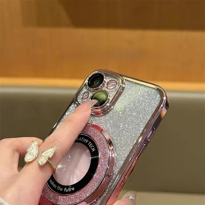 BowLift | Glitter Magnetic Ring Stand Phone Case