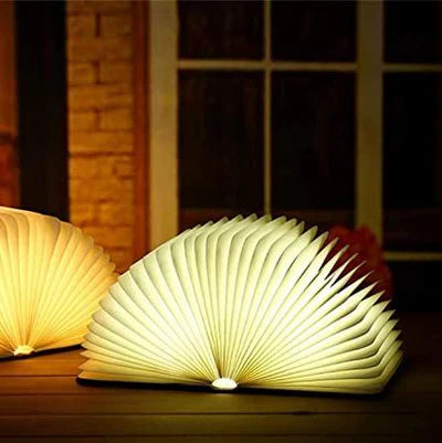 Foldable Book Lamp with Warm LED Lighting - StoryGlow | Bowlift