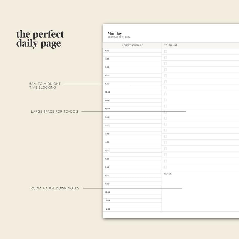 BowLift | Daily Planner 24-25 - PlanEase