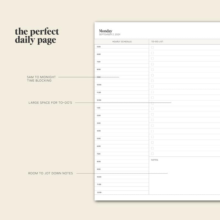 BowLift | Daily Planner 24-25 - PlanEase