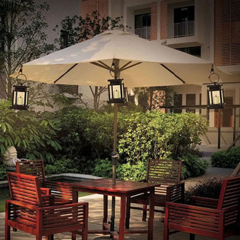BowLift | Solar Lantern with LED Candle – Hanging Lamp for Garden & Terrace, Decorative Light for Outdoor