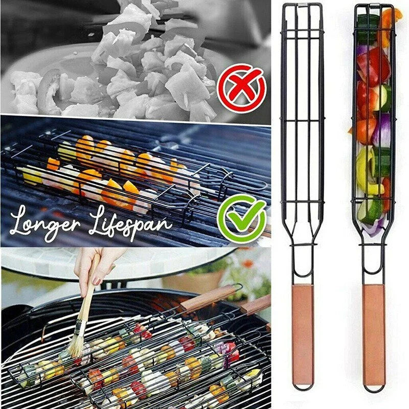 Reusable Kabob Grill Baskets | Bowlift