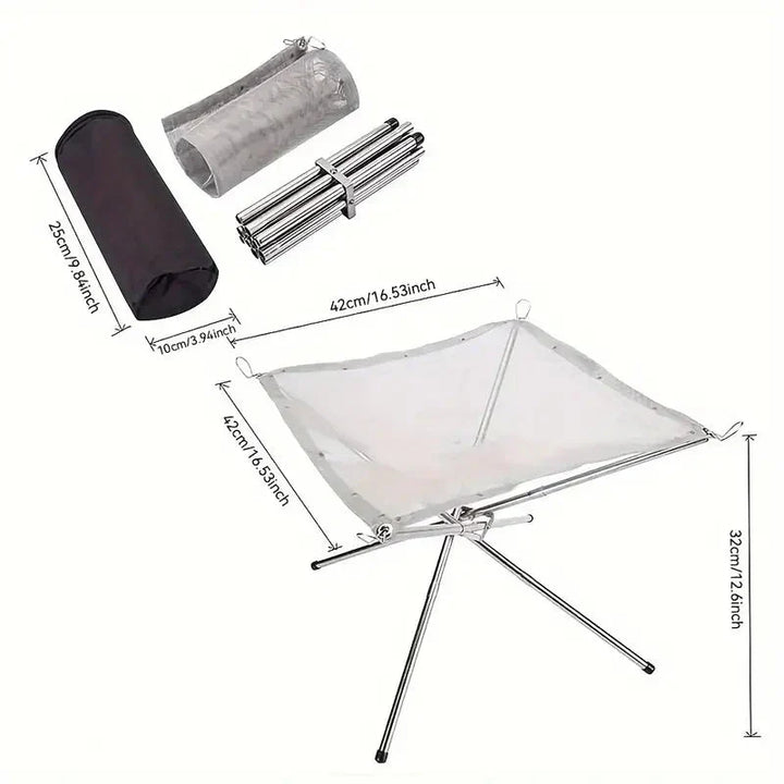 BowLift | Foldable Campfire Stand - FireFlex
