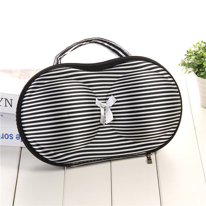 Polka Dot Travel Makeup Organizer Case Bowlift