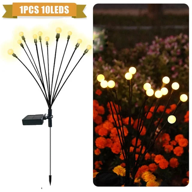 Solar-powered firefly garden light | Bowlift