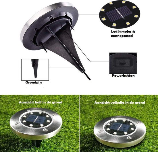 BowLift | Wireless LED Solar Garden Lights Deluxe - Create the perfect atmosphere in your garden!