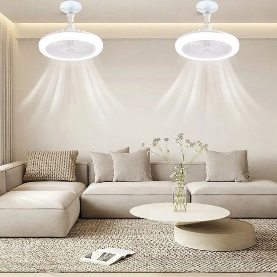 BreezeGlow Fan Light – Ceiling fan with remote control Bowlift