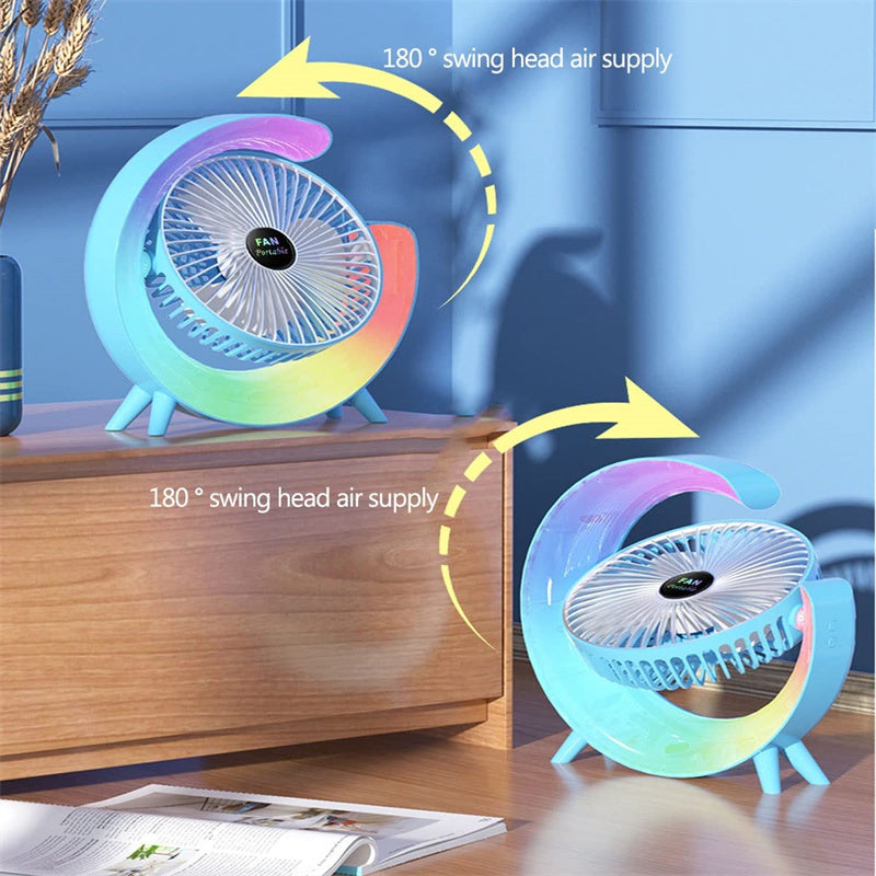 USB-Charging Night Light Mini Fan | Bowlift