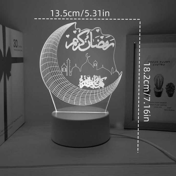 MoonPalace - 3D Color Night Lamp Touch Bowlift