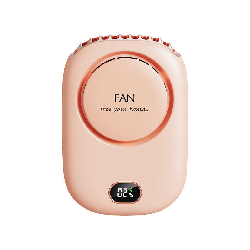 Silent Leafless Neck Fan with Digital Display | Bowlift