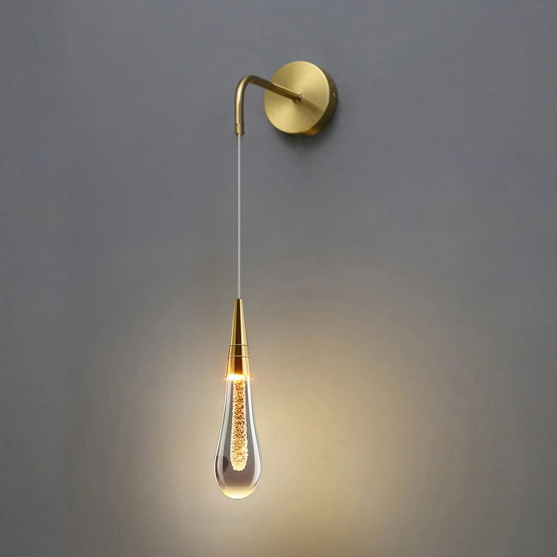 BowLift | GlimmerGlass | Modern Crystal Raindrop Light