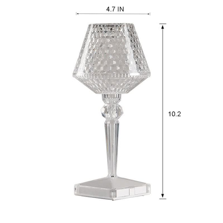 BowLift | Rechargeable Crystal Lampshade Touch LED Lamp