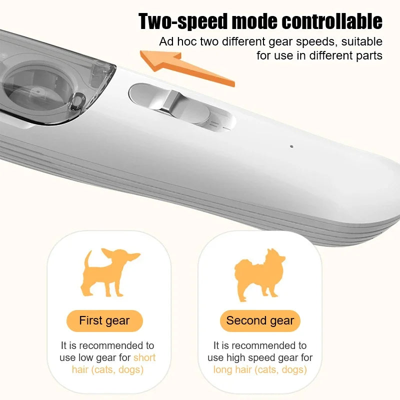 Silent Vacuum Pet Fur Trimming Device Bowlift