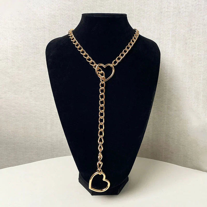 BowLift | Gothic Punk Heart Necklace