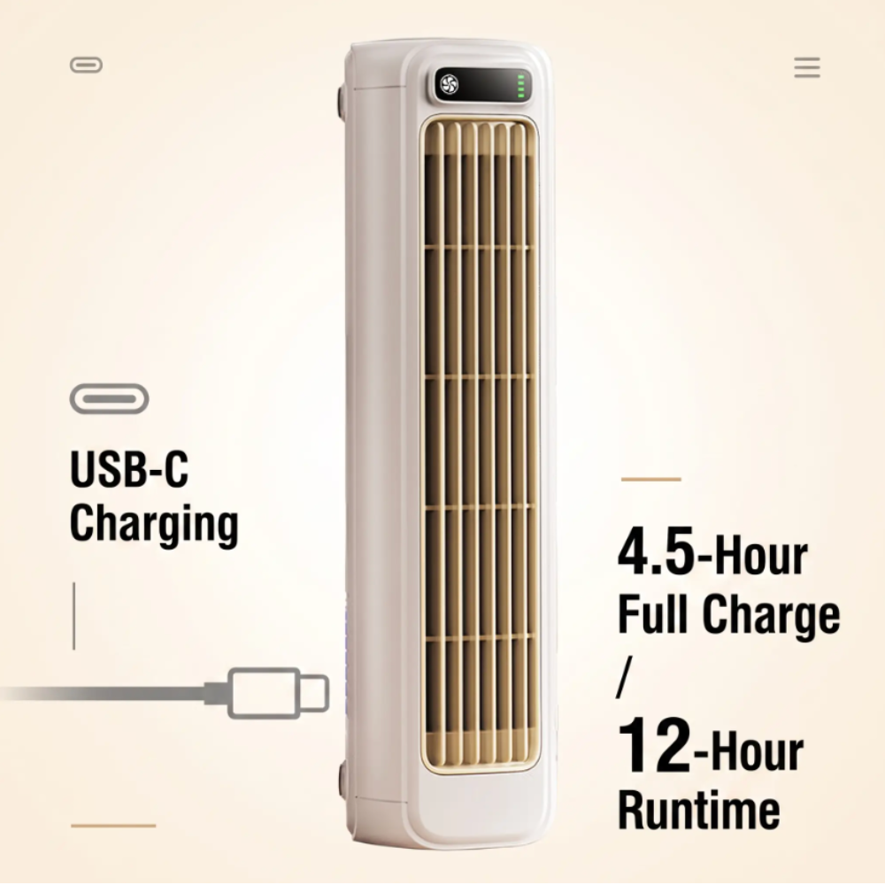 BowLift | Cordless rechargeable air conditioner