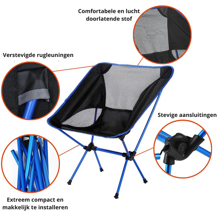 MoonFold Chair - Compact Foldable Chair for Outside Bowlift