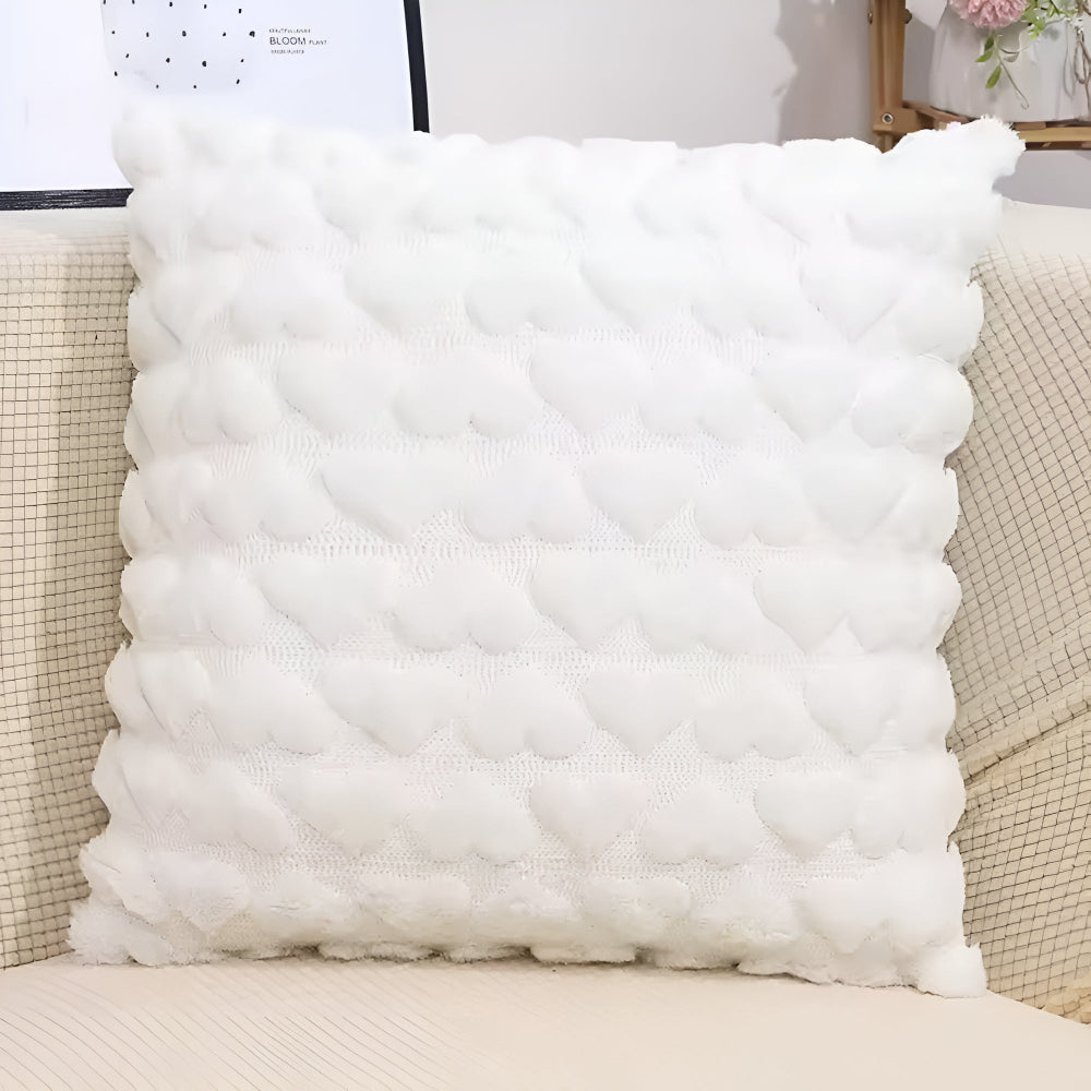 BowLift | Plush Heart Cushion Cover