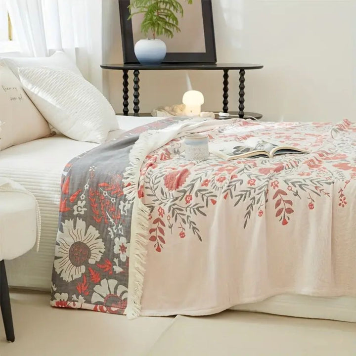 BowLift | Versailles-Inspired Reversible Floral Blanket