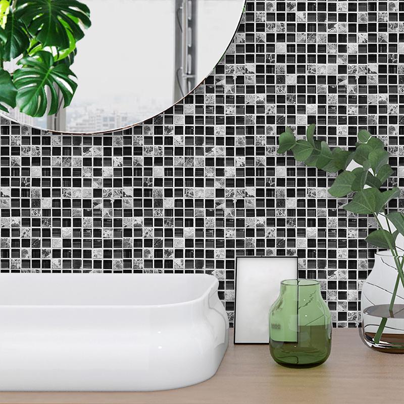 BowLift | Black Mosaic Creative Tile Stickers