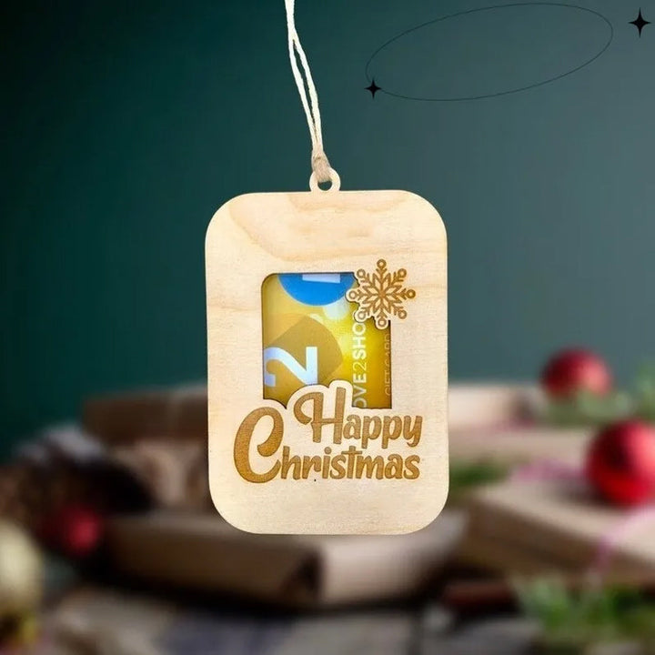 BowLift | Christmas Money Clip Decoration made of Wood