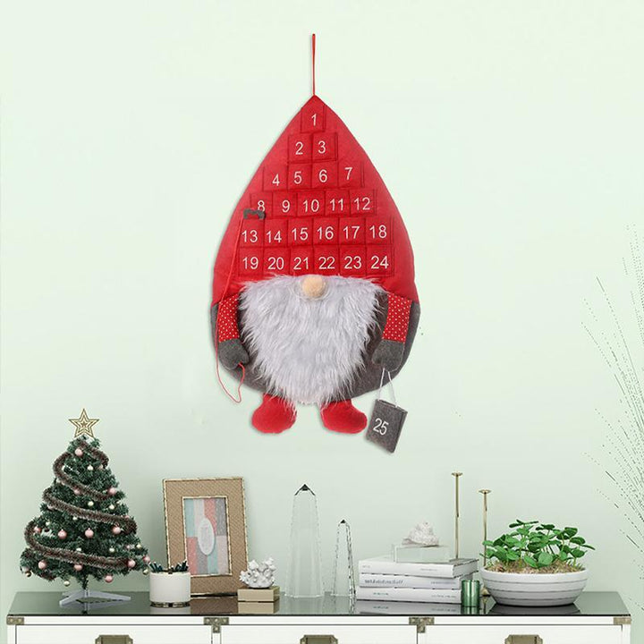 Countdown To Christmas Santa Pendant Advent Calendar | Bowlift