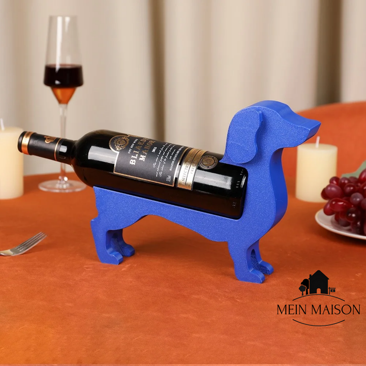 BowLift | Wine Bottle Holder Dachshund CorkHound | Original Design | Sturdy & Decorative | For 375–500 ml