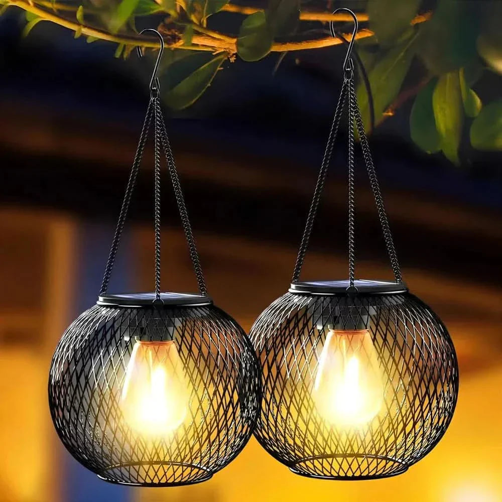 BowLift | Sunny Garden Solar Lantern – Waterproof LED Outdoor Light with Auto Sensor