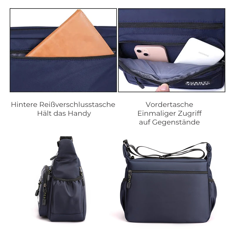 Men's messenger bag with multiple pockets | Bowlift
