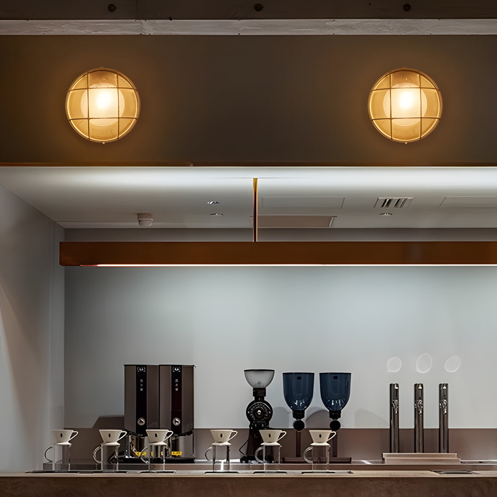 RetroGlow – Industrial Wall Light for Outdoors | Bowlift