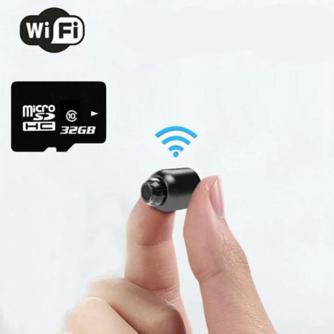Mini Wireless Hidden Camera with Audio for Home Surveillance
