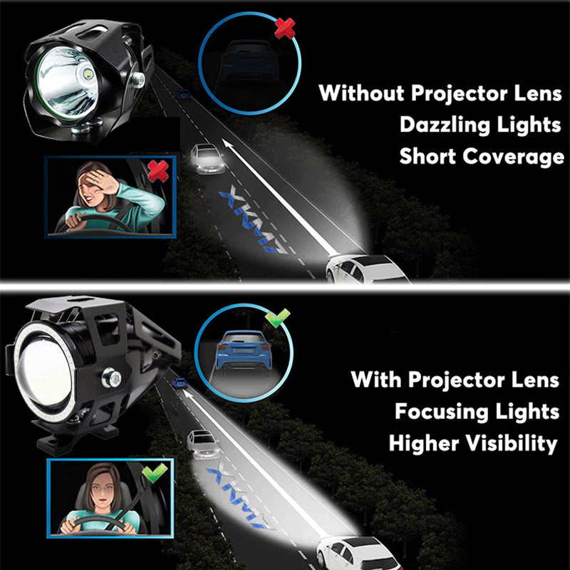 BowLift | Motorcycle Driving Light LED Auxiliary Light