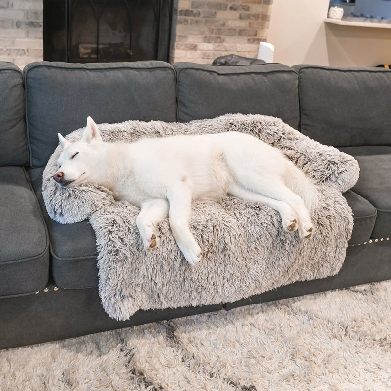 BowLift | Water Repellent Dog Bed Protection with Soft Vegan Fur – Non-slip, Comfortable, Suitable for All Dog Sizes