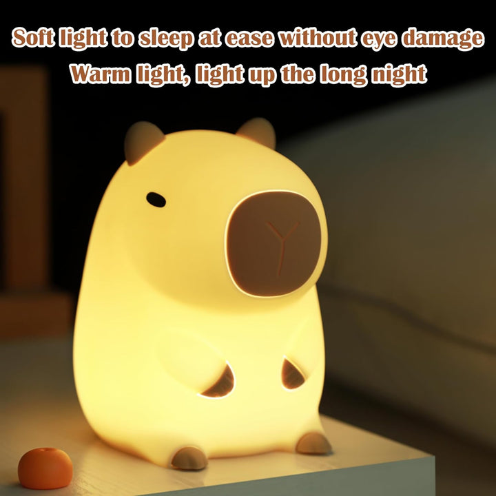 BowLift | Cute CapySnuggle Night Light - Warm Light in Capybara Design
