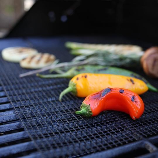 Teflon Non-stick BBQ Grill Mesh Mat for Reusable Cleaning | Bowlift