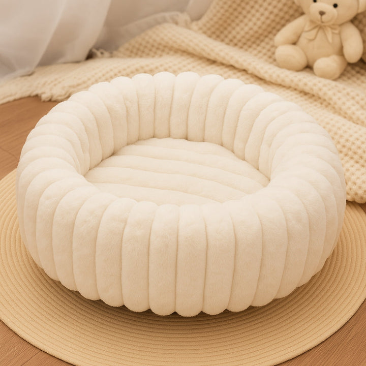BowLift | Purrfectly Plush Round Pet Bed
