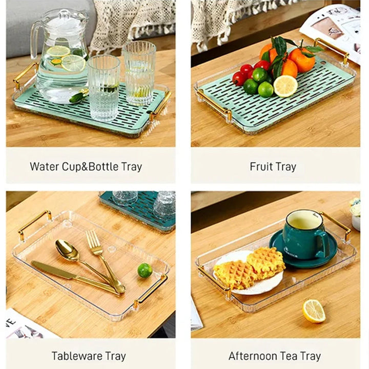 Light Luxury Draining Tea Tray | Bowlift